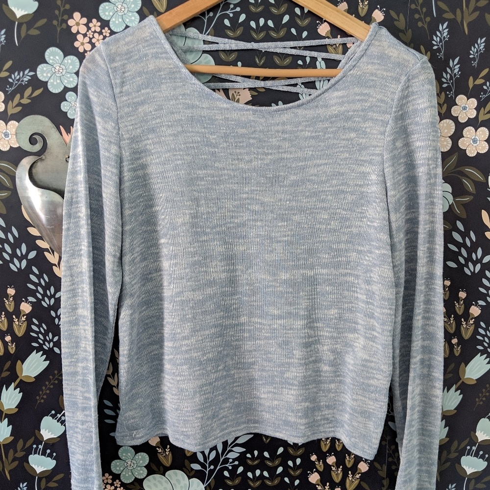 Powder blue top